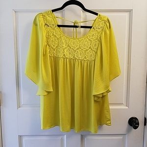 Fun bright yellow top